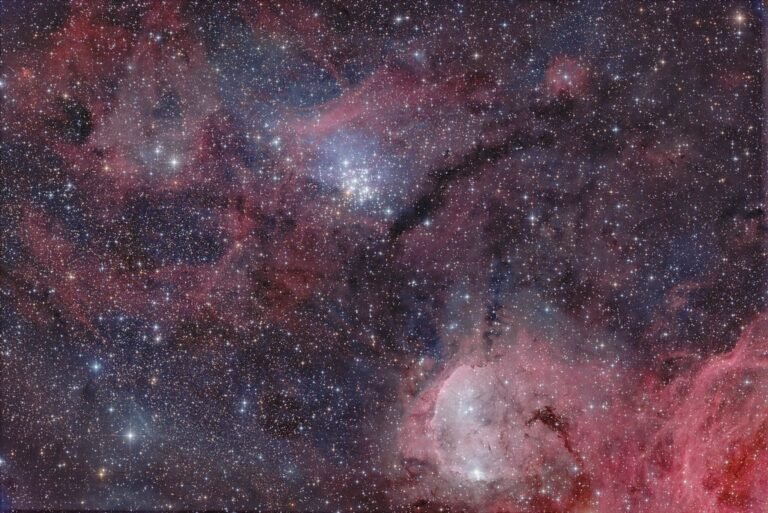NGC 3293 and the Gabriela Mistral Nebula